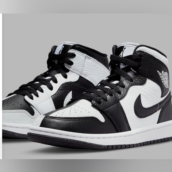Nike Shoes - Nike Air Jordan 1 Mid SE Homage Black White Split Shoes DR0501-101
